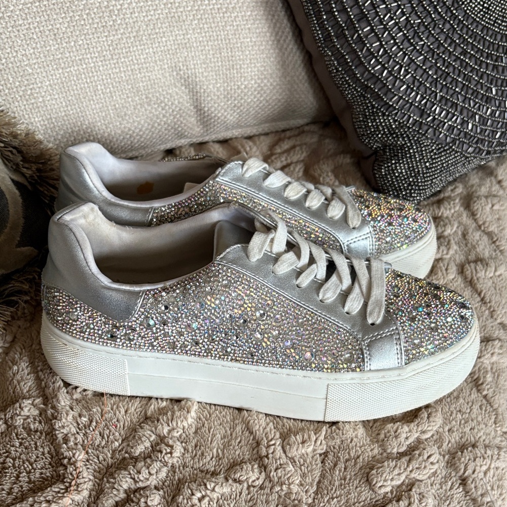 STEVE MADDEN  Salina Women's Sneakers ( bling )